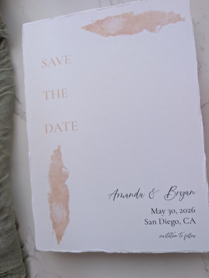 Save the Date | Paint Suite | Wedding Watercolor