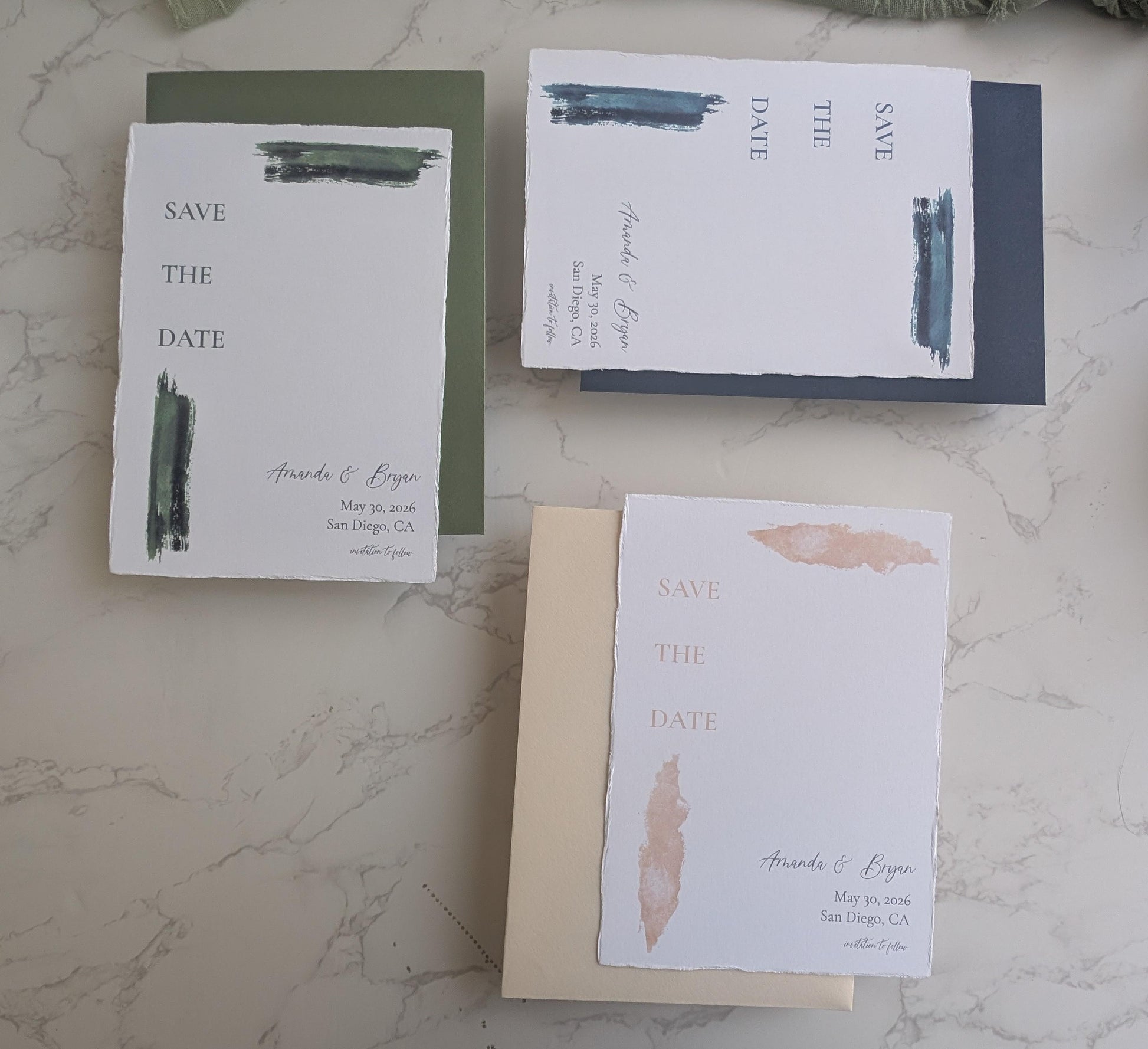 Save the Date | Paint Suite | Wedding Watercolor
