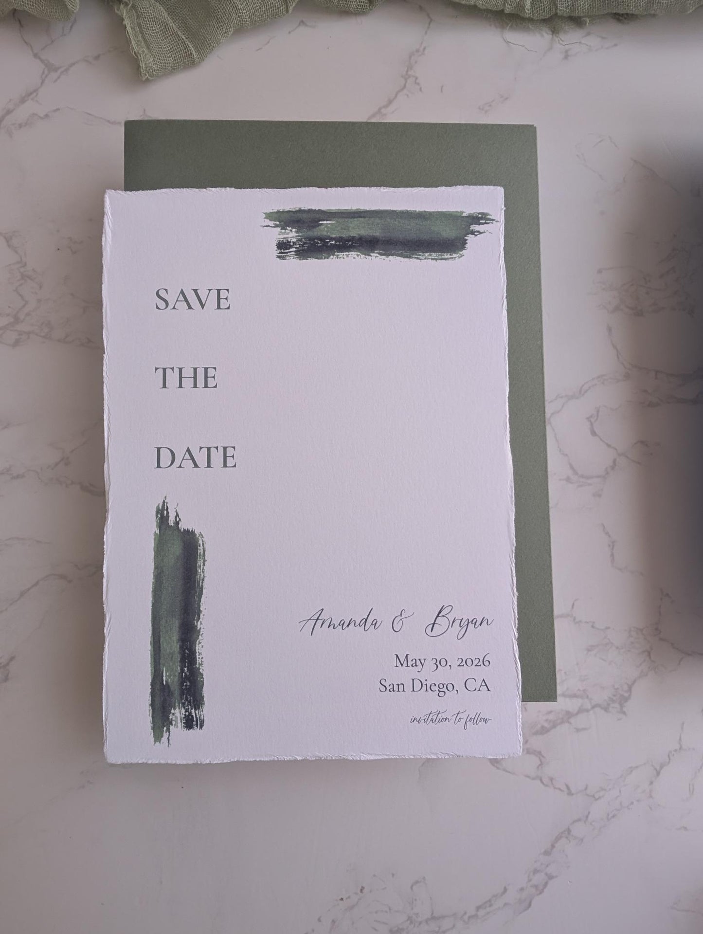 Save the Date | Paint Suite | Wedding Watercolor