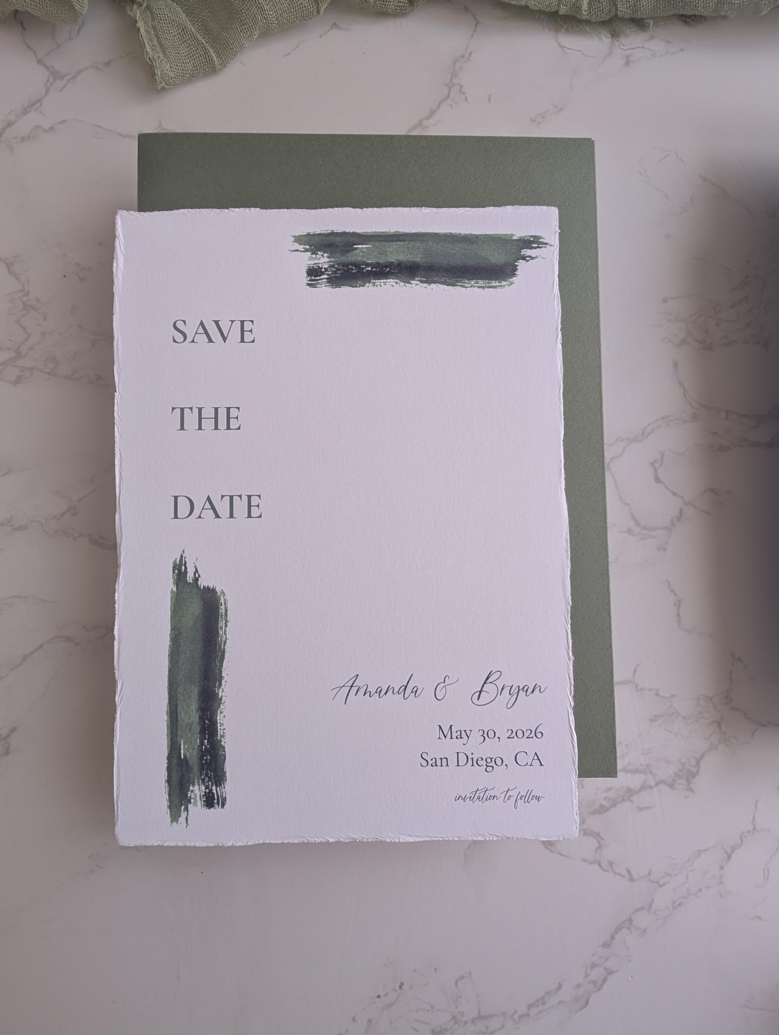 Save the Date | Paint Suite | Wedding Watercolor