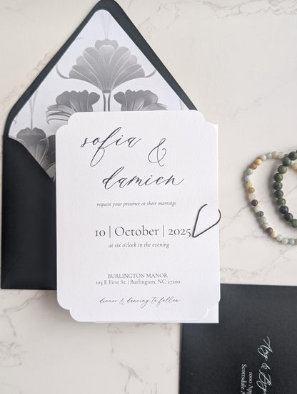 Art Deco Invitation Suite