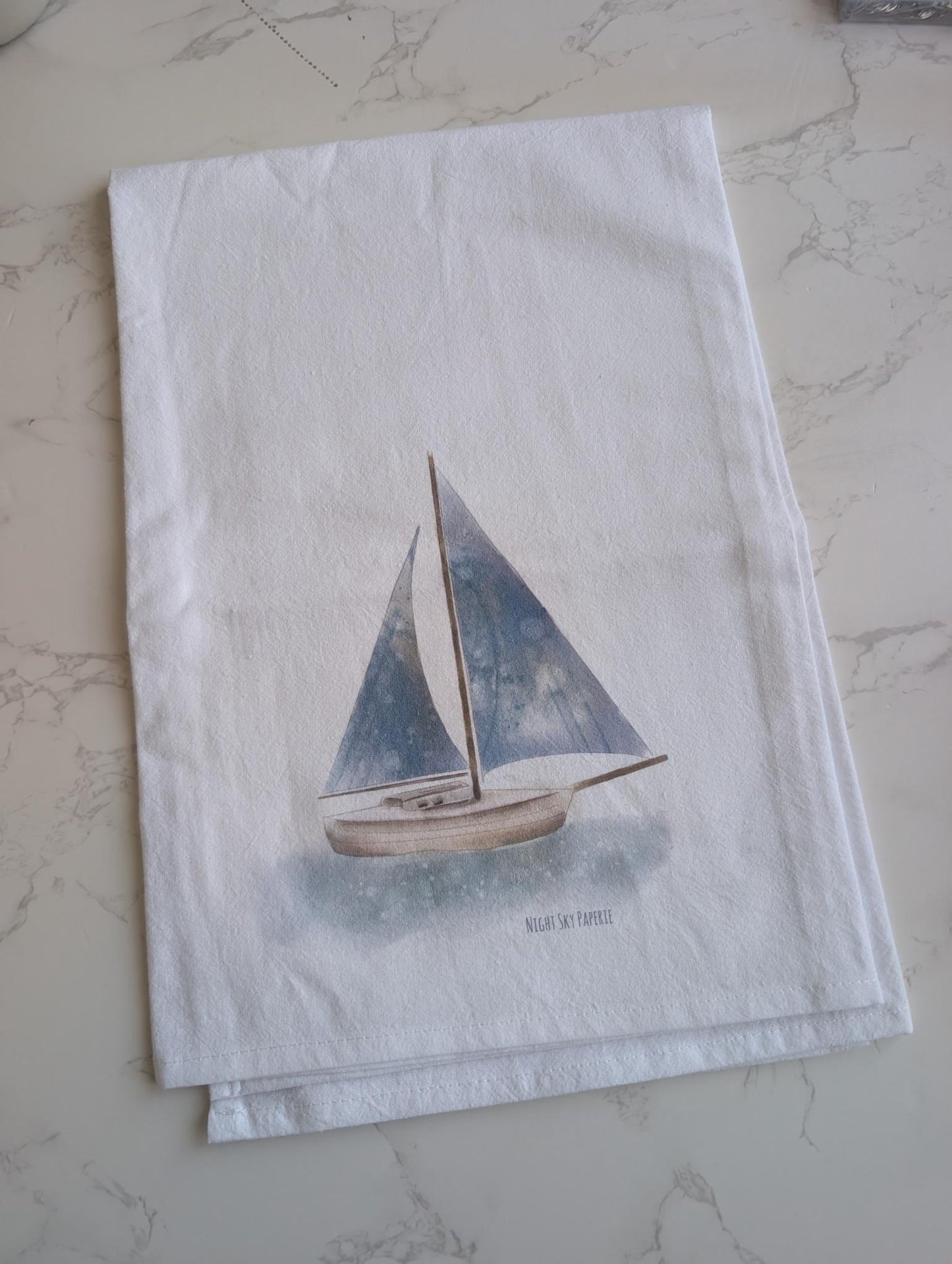Tea Towel | Cotton | 27x27 | 15x20 | Watercolor