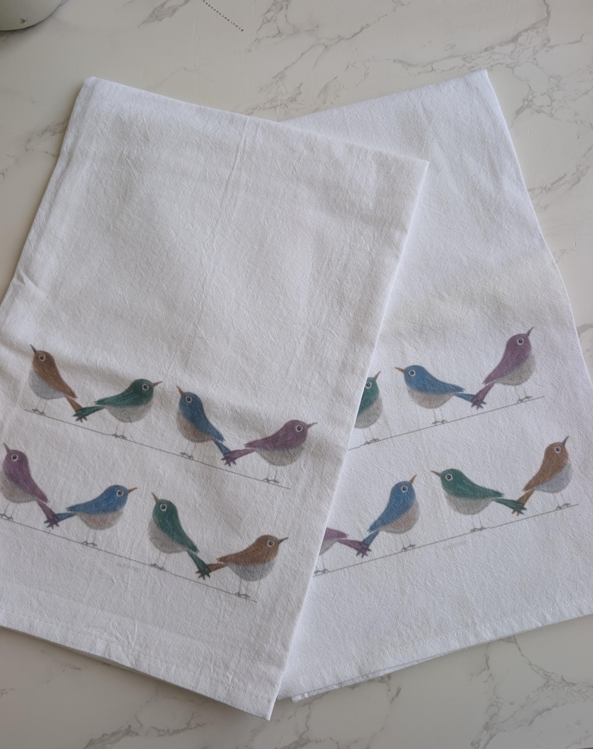 Tea Towel | Cotton | 27x27 | 15x20 | Watercolor