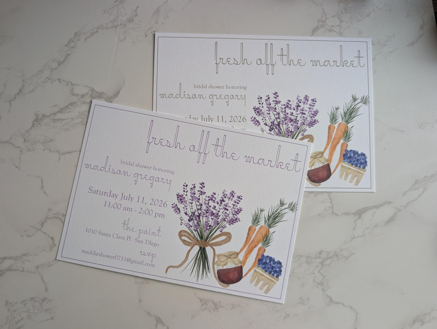Off the Market | Bridal Shower | Invitation Suite | 2pc