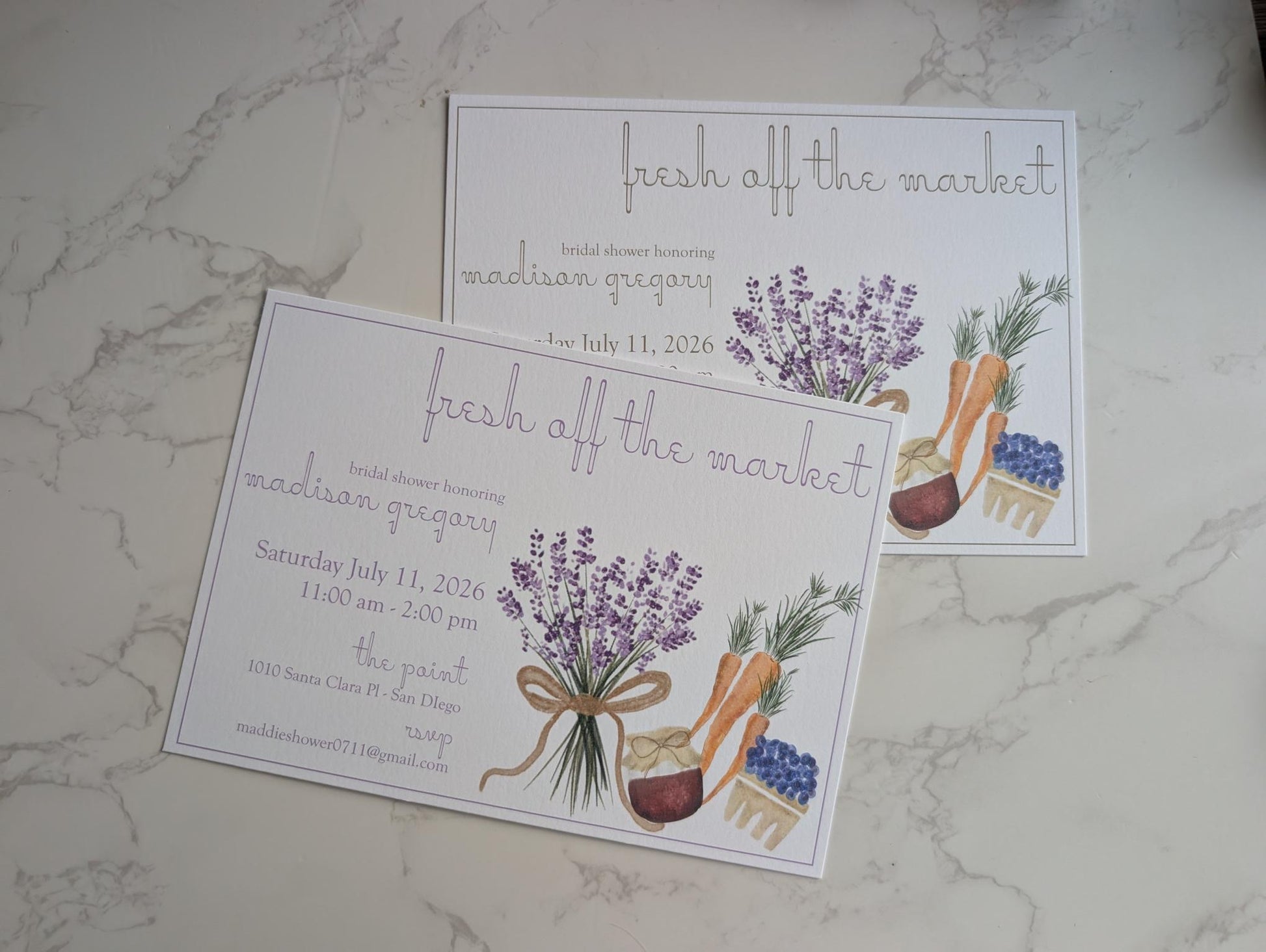 Off the Market | Bridal Shower | Invitation Suite | 2pc