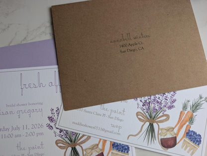 Off the Market | Bridal Shower | Invitation Suite | 2pc