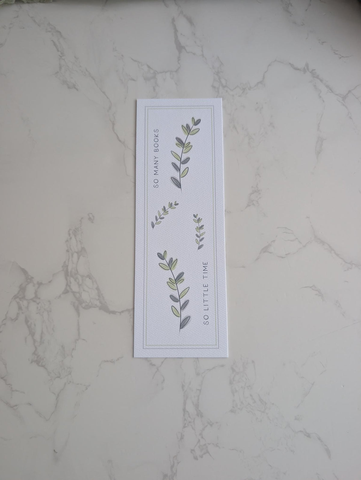Bookmarks, Un-Laminated, Felt texture