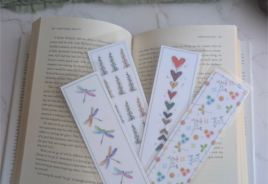 Bookmarks, Laminated, Watercolor Stationery