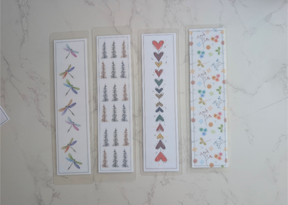 Bookmarks, Laminated, Watercolor Stationery