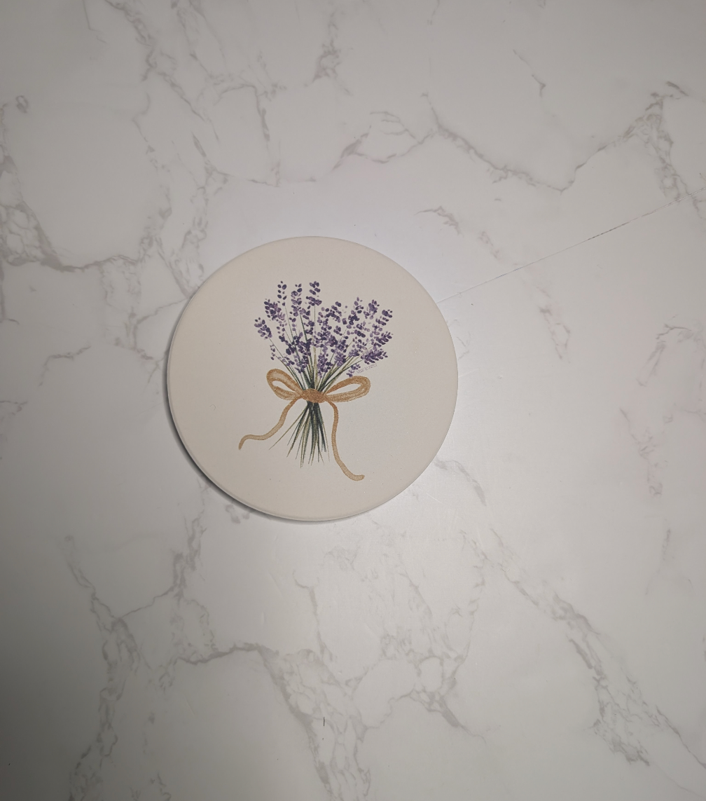 Ceramic Coaster, Original Watercolor, Mix & Match