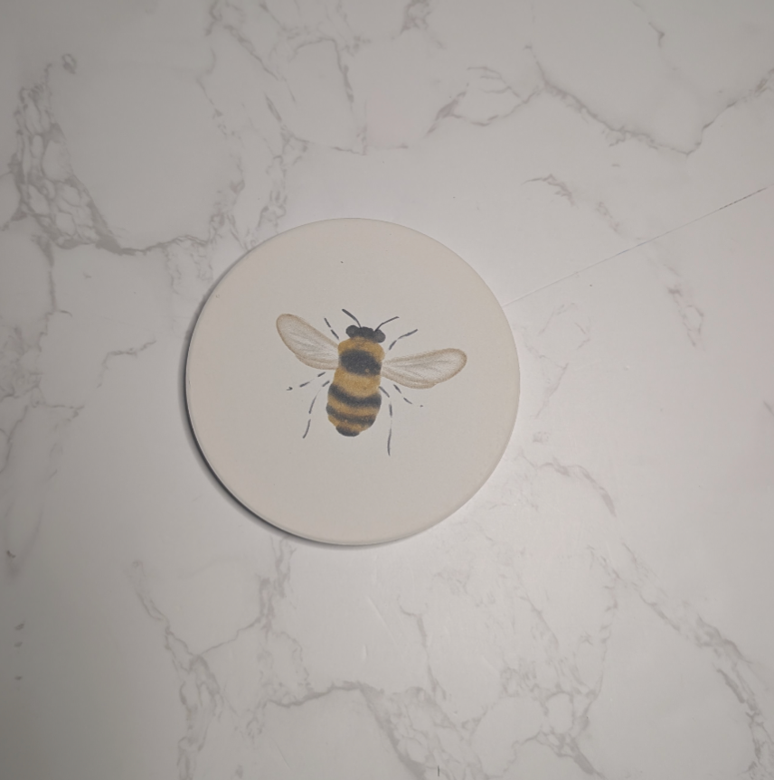 Ceramic Coaster, Original Watercolor, Mix & Match
