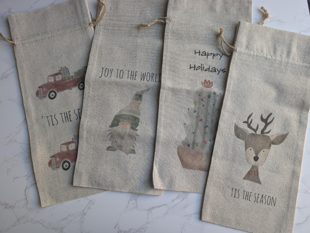 Night Sky Paperie. Wine totes