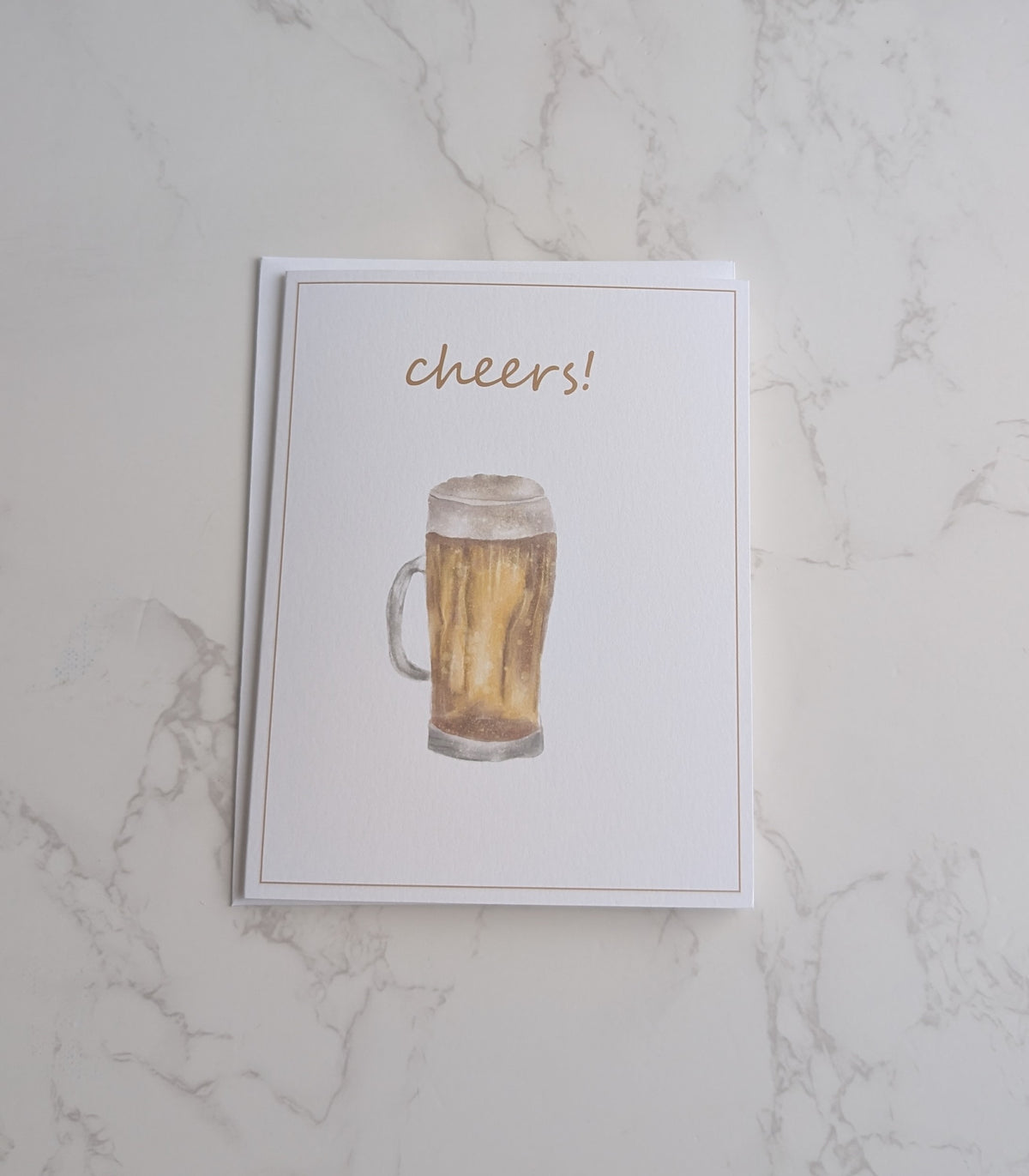 Birthday Greeting Card Watercolor