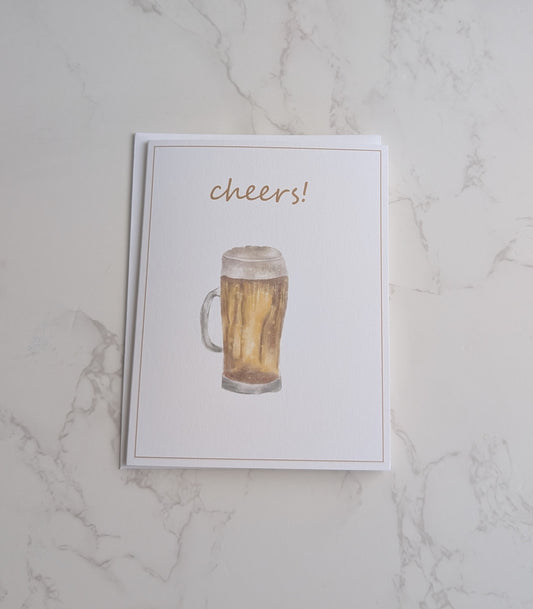 Birthday Greeting Card Watercolor