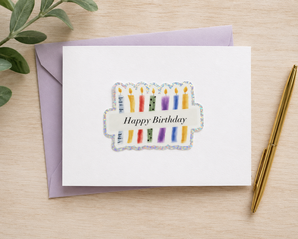 Stickers | Glitter | 3" x 2"