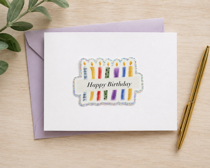 Stickers | Glitter | 3" x 2"