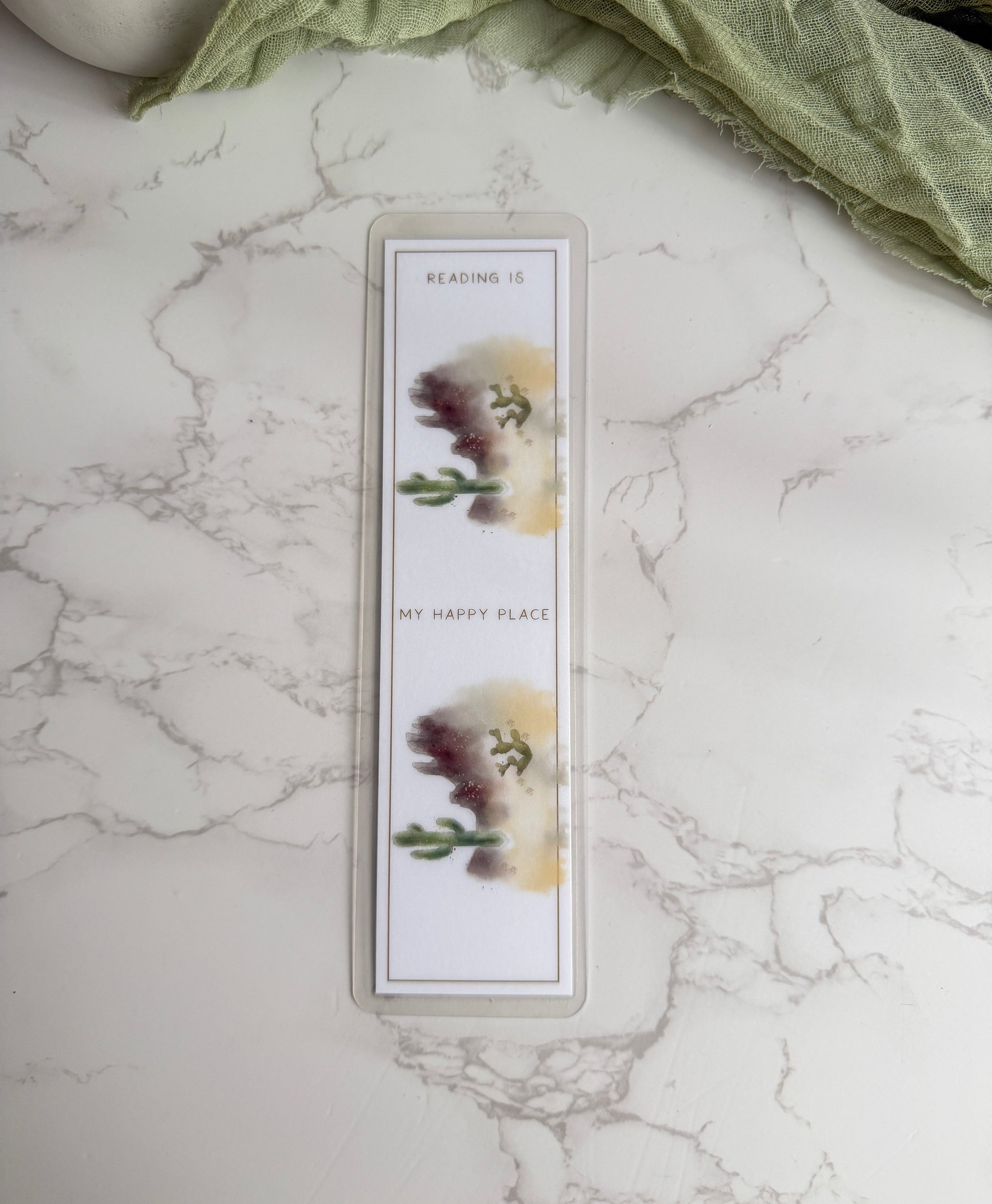 Bookmarks | Laminated | 2x8 inch | Watercolor Stationery