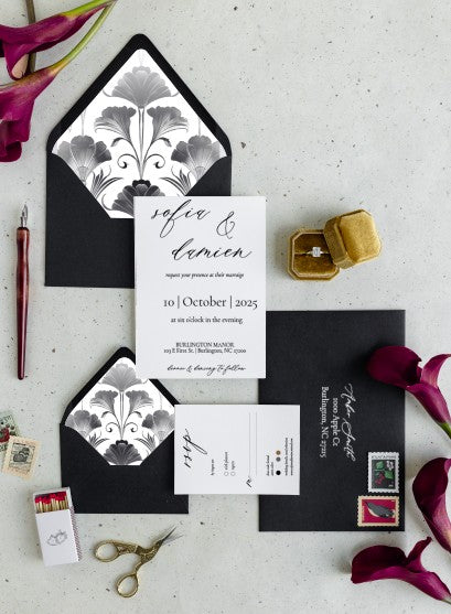 Art Deco Invitation Suite