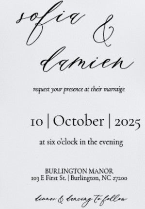 Art Deco Invitation Suite
