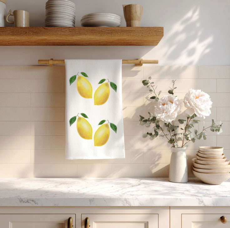 Tea Towel | Cotton | 27x27 | 15x20 | Watercolor