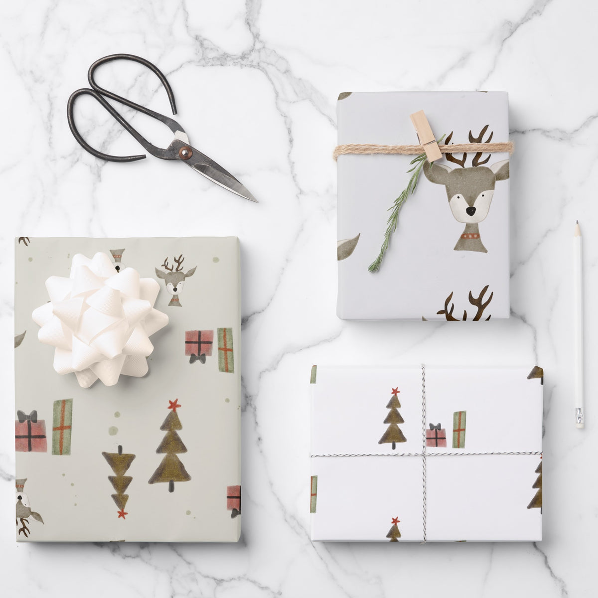 Christmas Gift Wrap, Hannukah Paper, Holiday Presents