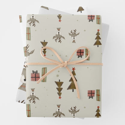Christmas Gift Wrap, Hannukah Paper, Holiday Presents