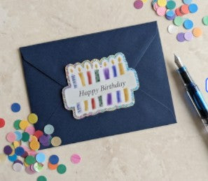 Stickers | Glitter | 3" x 2"