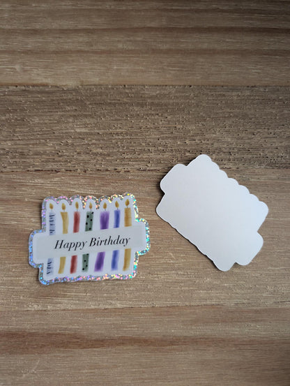 Stickers | Glitter | 3" x 2"