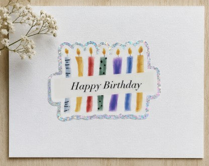 Stickers | Glitter | 3" x 2"