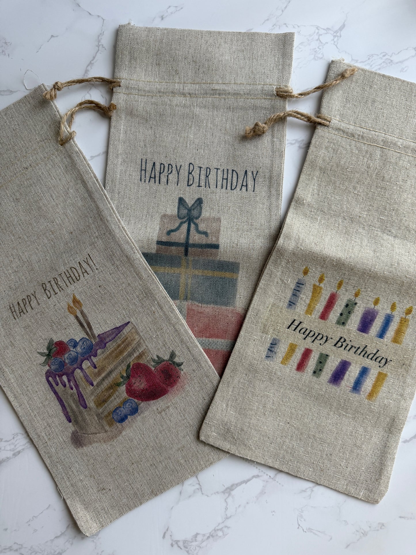 Wine Bag - Linen