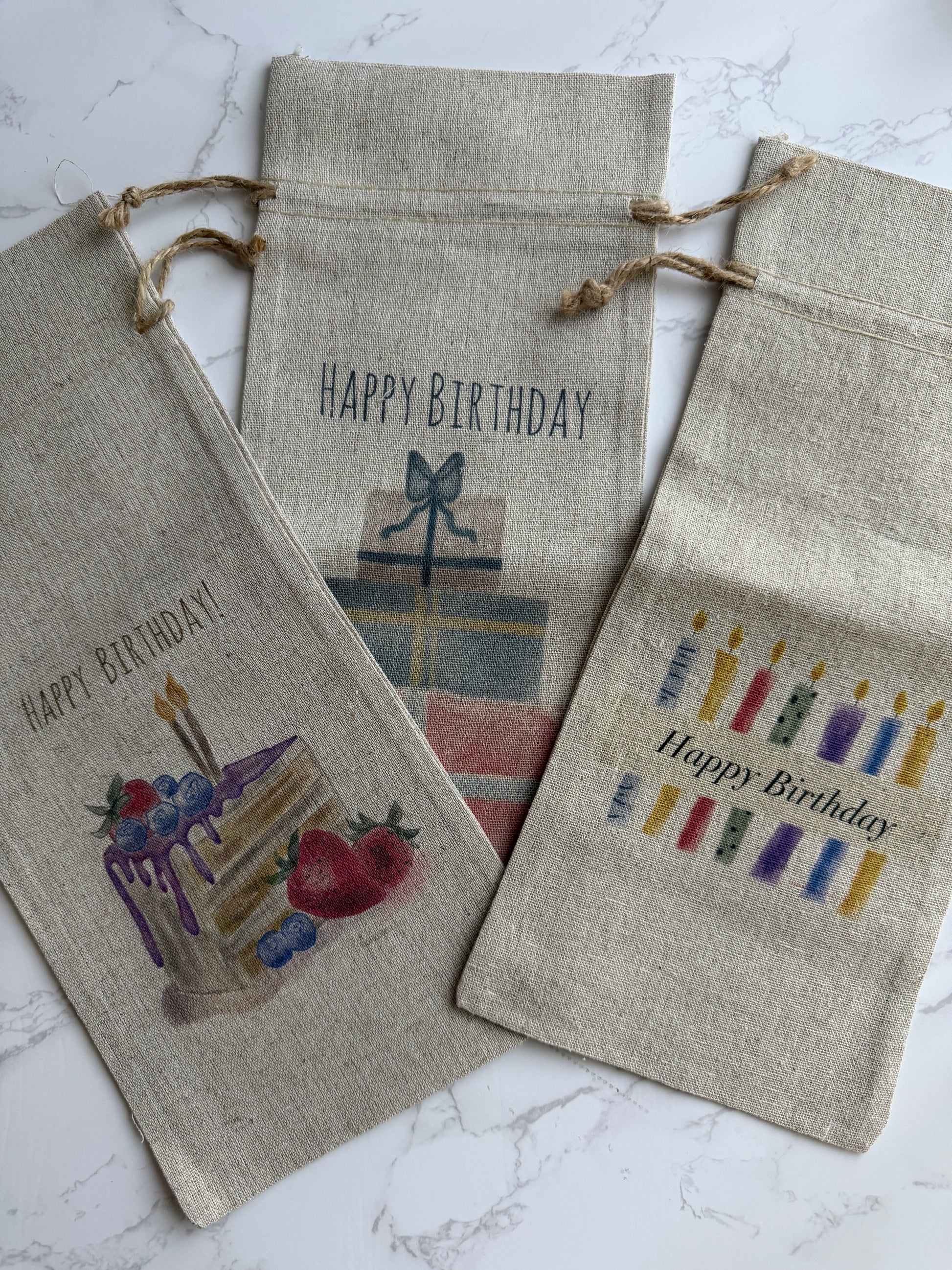 Wine Bag - Linen