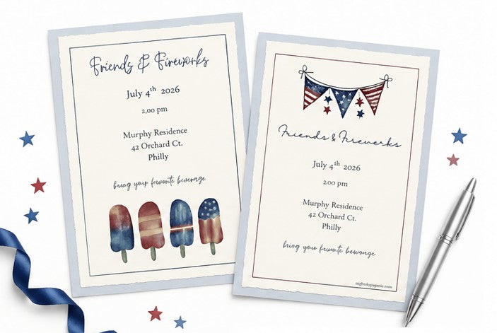 4th of July | Invitation Suite | A7 (5x7)