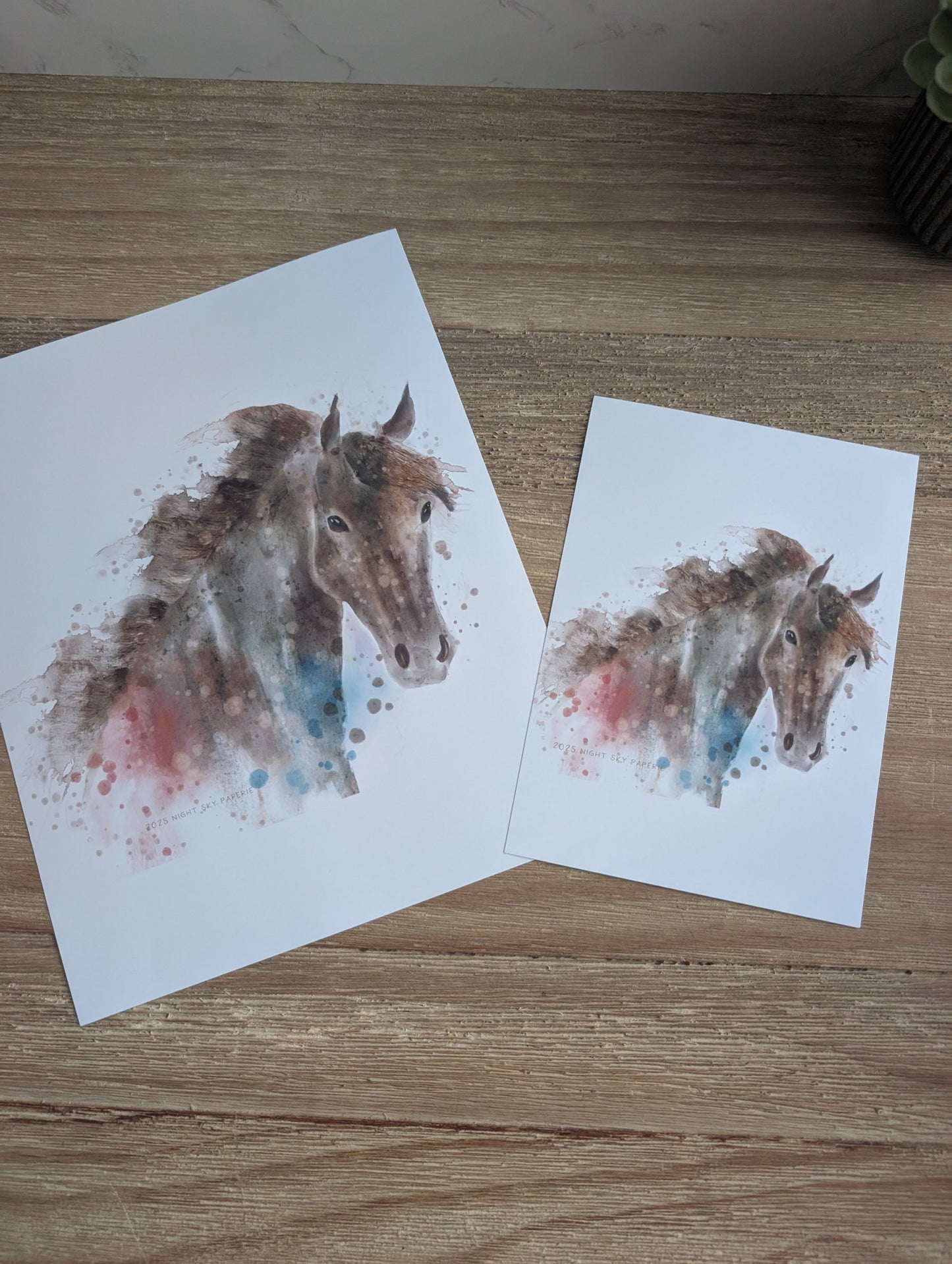 Framed Art | Animal Rescue | Limited Edition | 8x10 in  | Watercolor