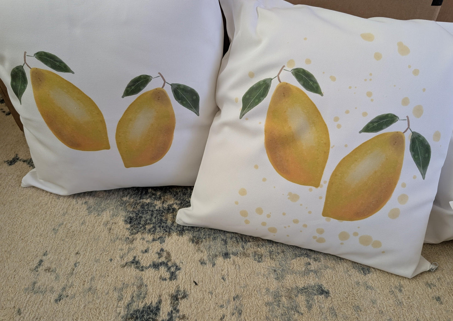 Pillow | Canvas | 12" x 18" | 18" x 18" | Watercolor