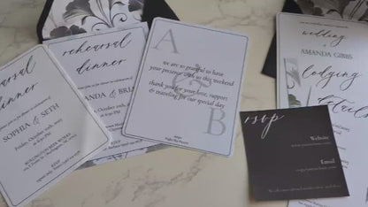 Art Deco Invitation Suite