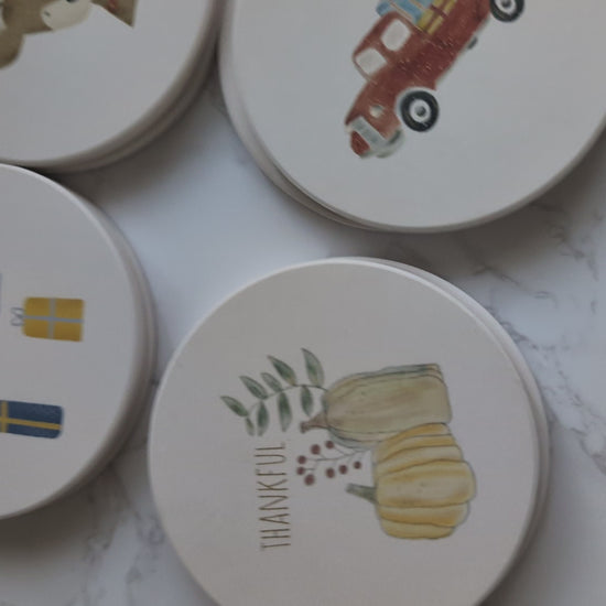Coaster | Holiday Collection | Round | Ceramic