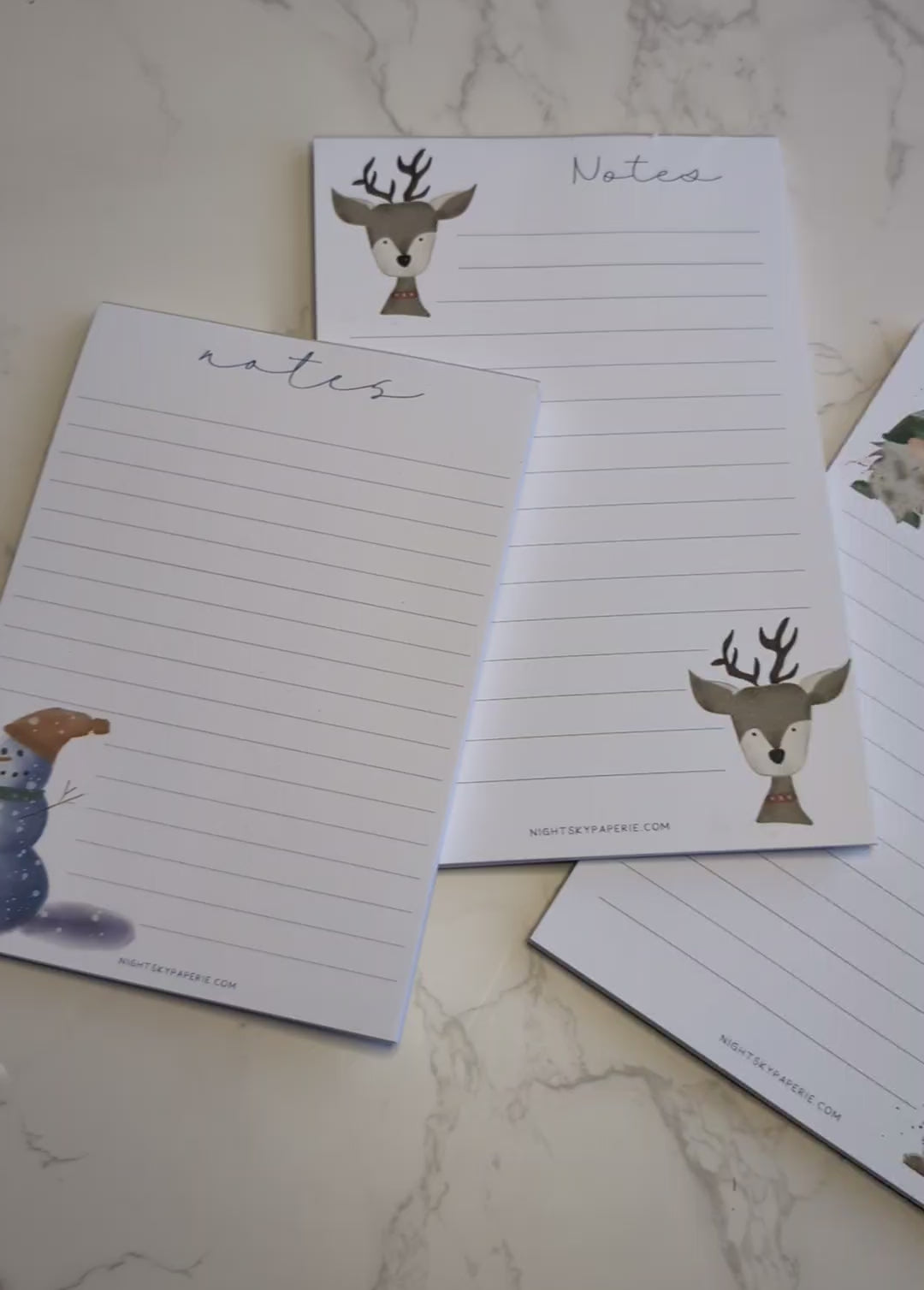 Notepad, Christmas, Winter, Holiday, 50 sheets