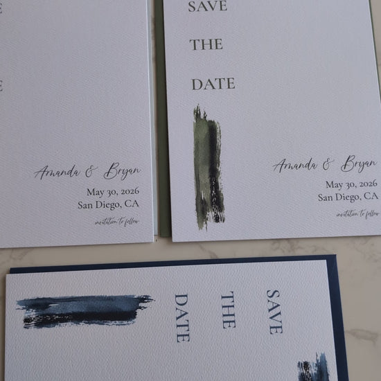 Save the Date | Paint Suite | Wedding Watercolor