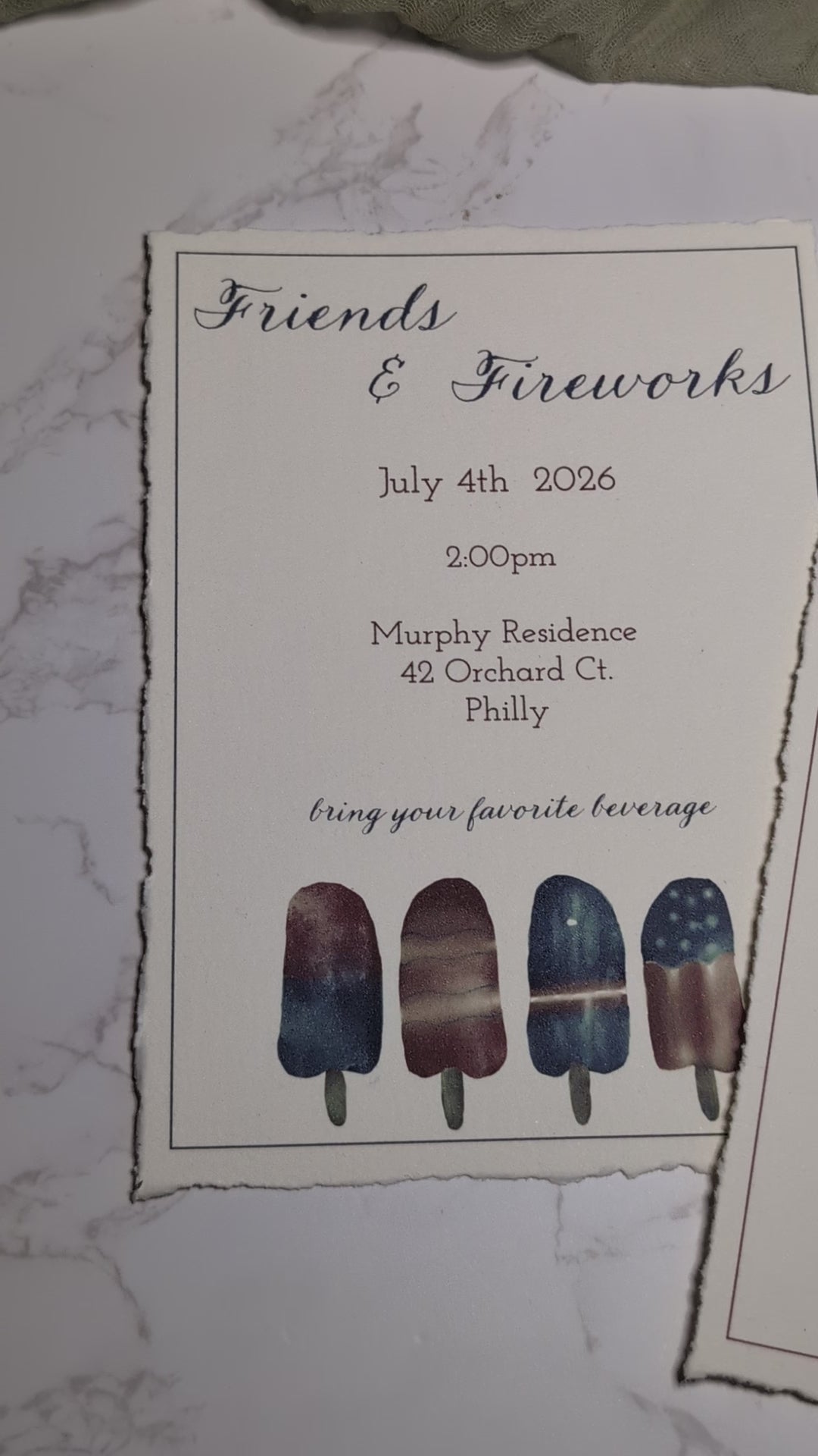 4th of July | Invitation Suite | A7 (5x7)