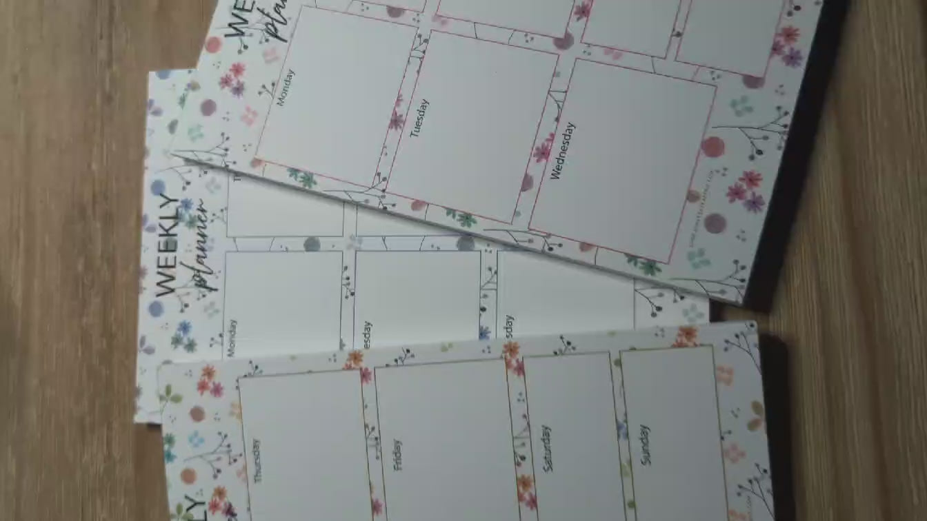 Notepad | Weekly Planner | 5.5x8.5