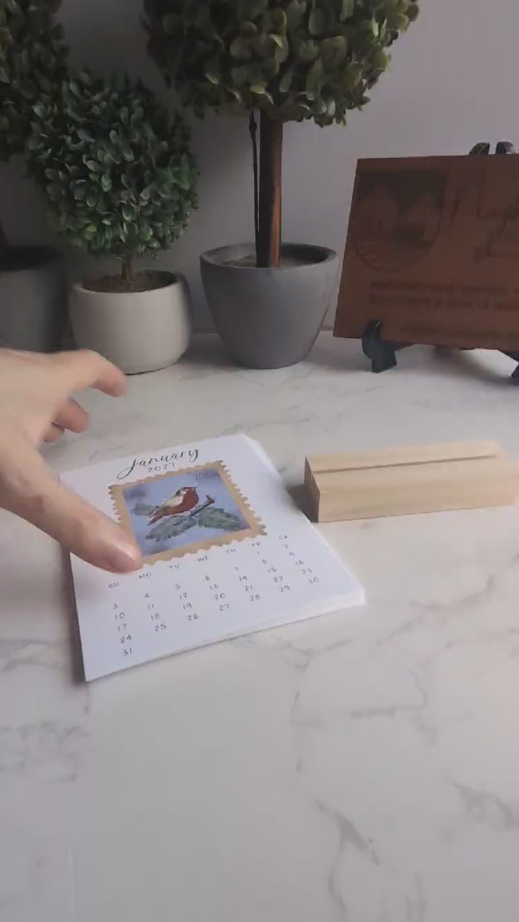 2027 Calendar | Desktop | Watercolor Design