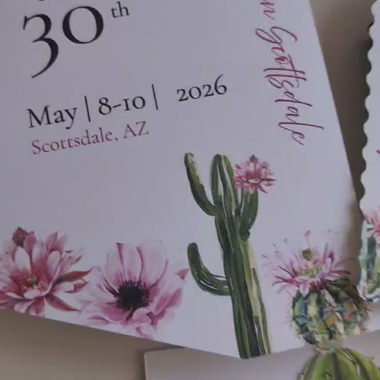 Arizona Die Cut Invitation Suite | 5 pc