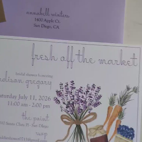 Off the Market | Bridal Shower | Invitation Suite | 2pc