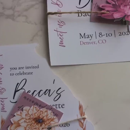 Louisiana Die Cut Invitation Suite | 5 pc