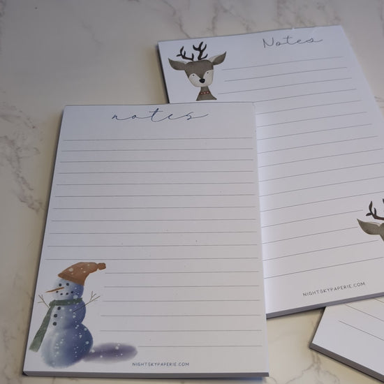 Notepad, Christmas, Winter, Holiday, 50 sheets