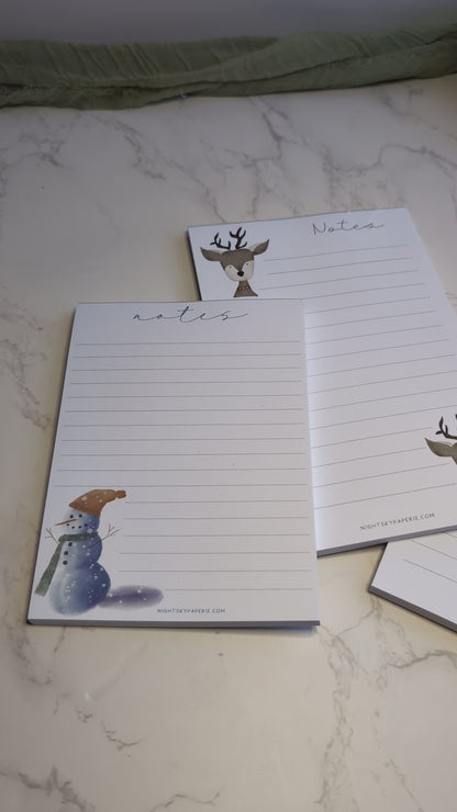 Notepad, Christmas, Winter, Holiday, 50 sheets