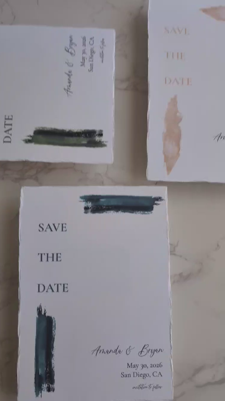 Save the Date | Paint Suite | Wedding Watercolor