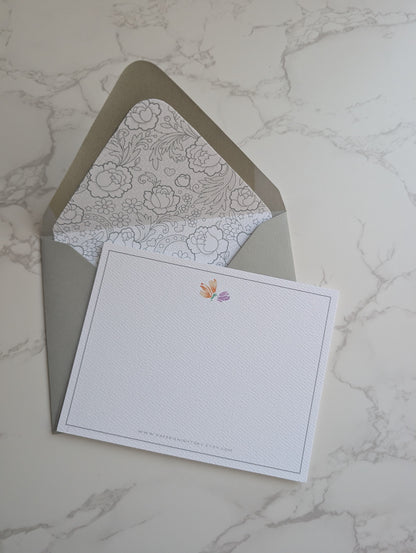 Monogram Card Lined Envelope Discontinued