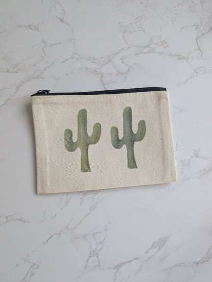Zipper Pouch | Canvas | Travel  Pouch | Pencil Case