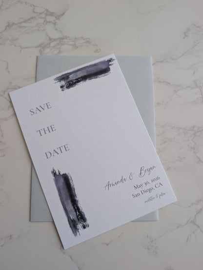 Save the Date | Paint Suite | Wedding Watercolor
